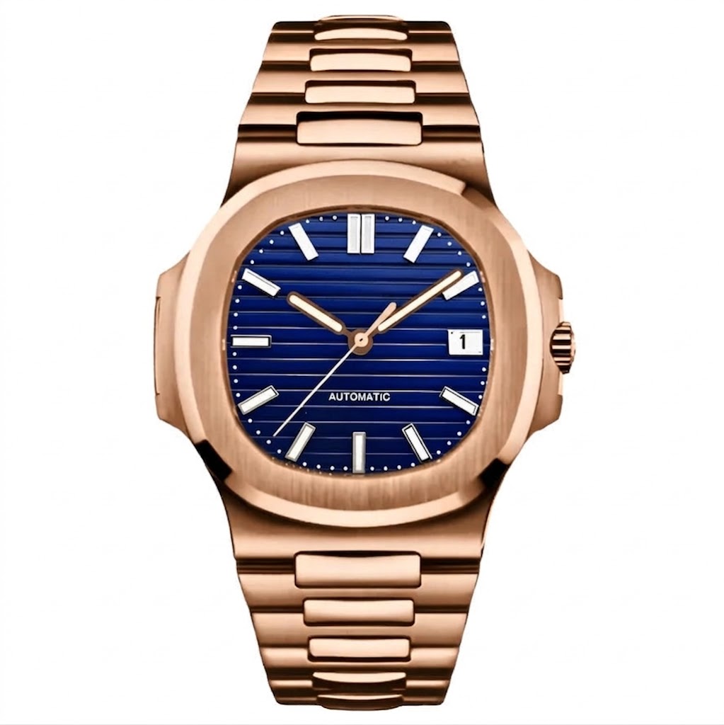 Monaknautilus | Rose Gold/ Ocean Blue